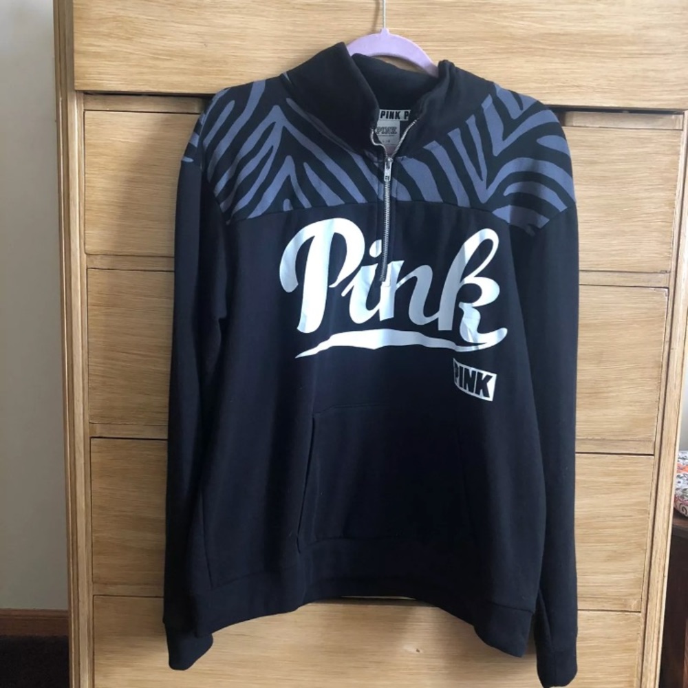 RARE! VS PINK Half Zip